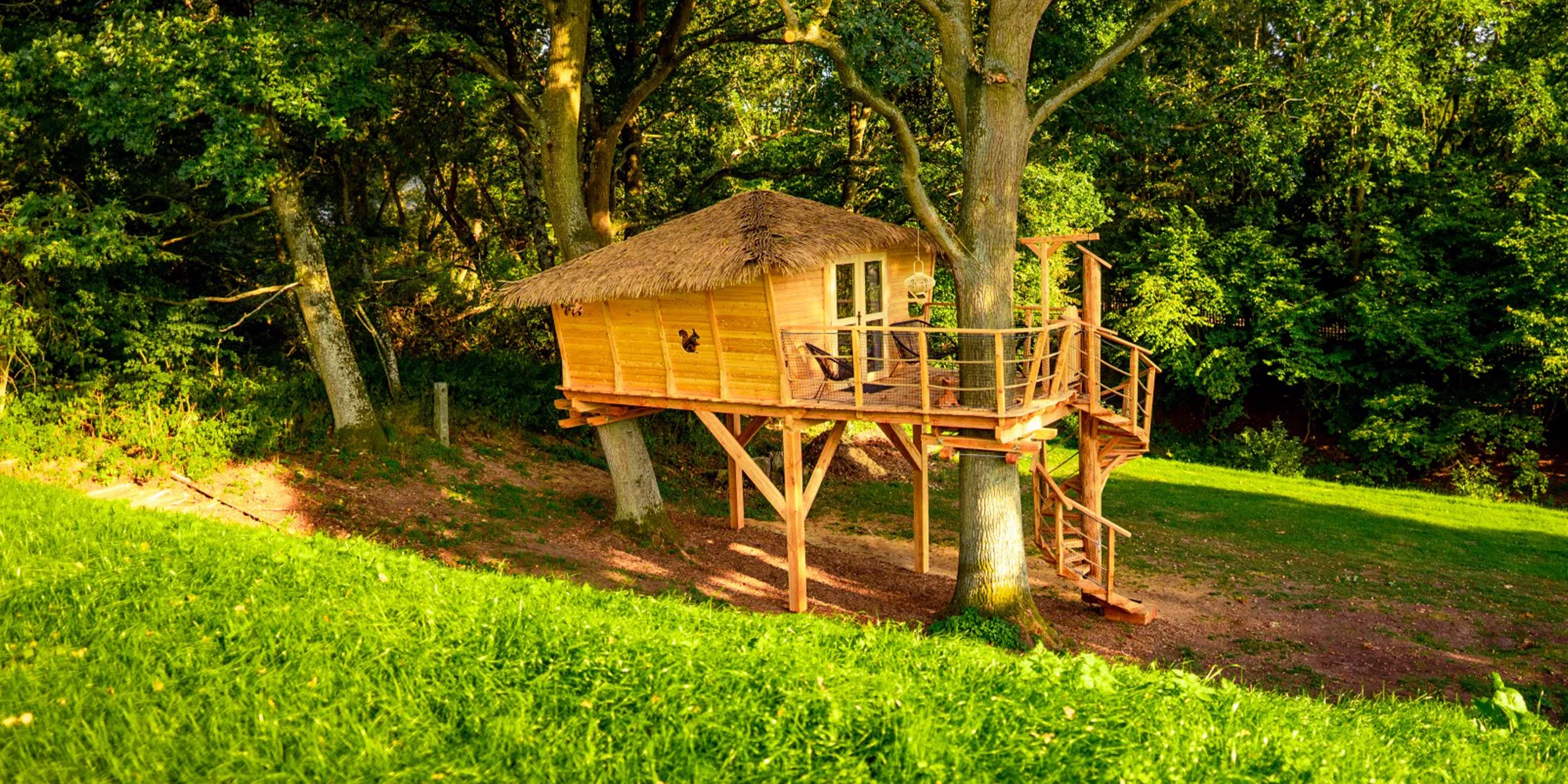 Pobyt se snídaní a saunou v treehousu na jihu Čech