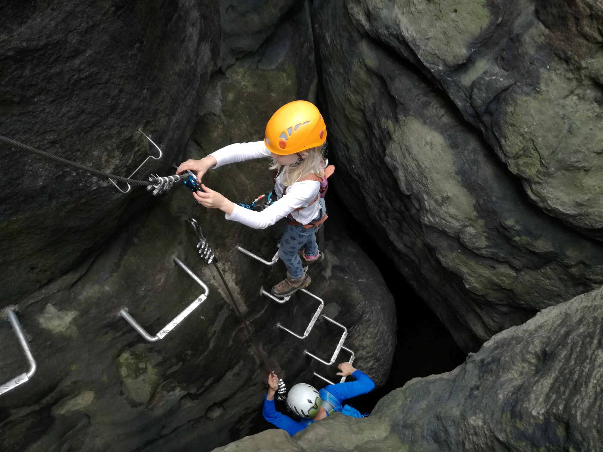 Via Ferrata: Lezení po Opičích kamenech v Česko Saském Švýcarsku až pro 3 osoby