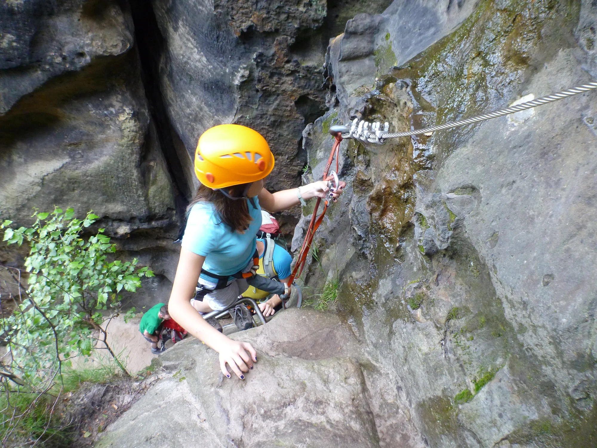 Via Ferrata: Lezení po Opičích kamenech v Česko Saském Švýcarsku až pro 3 osoby