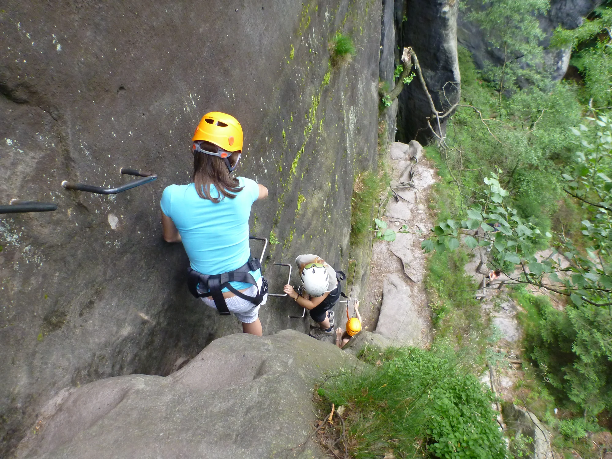 Via Ferrata: Lezení po Opičích kamenech v Česko Saském Švýcarsku až pro 3 osoby