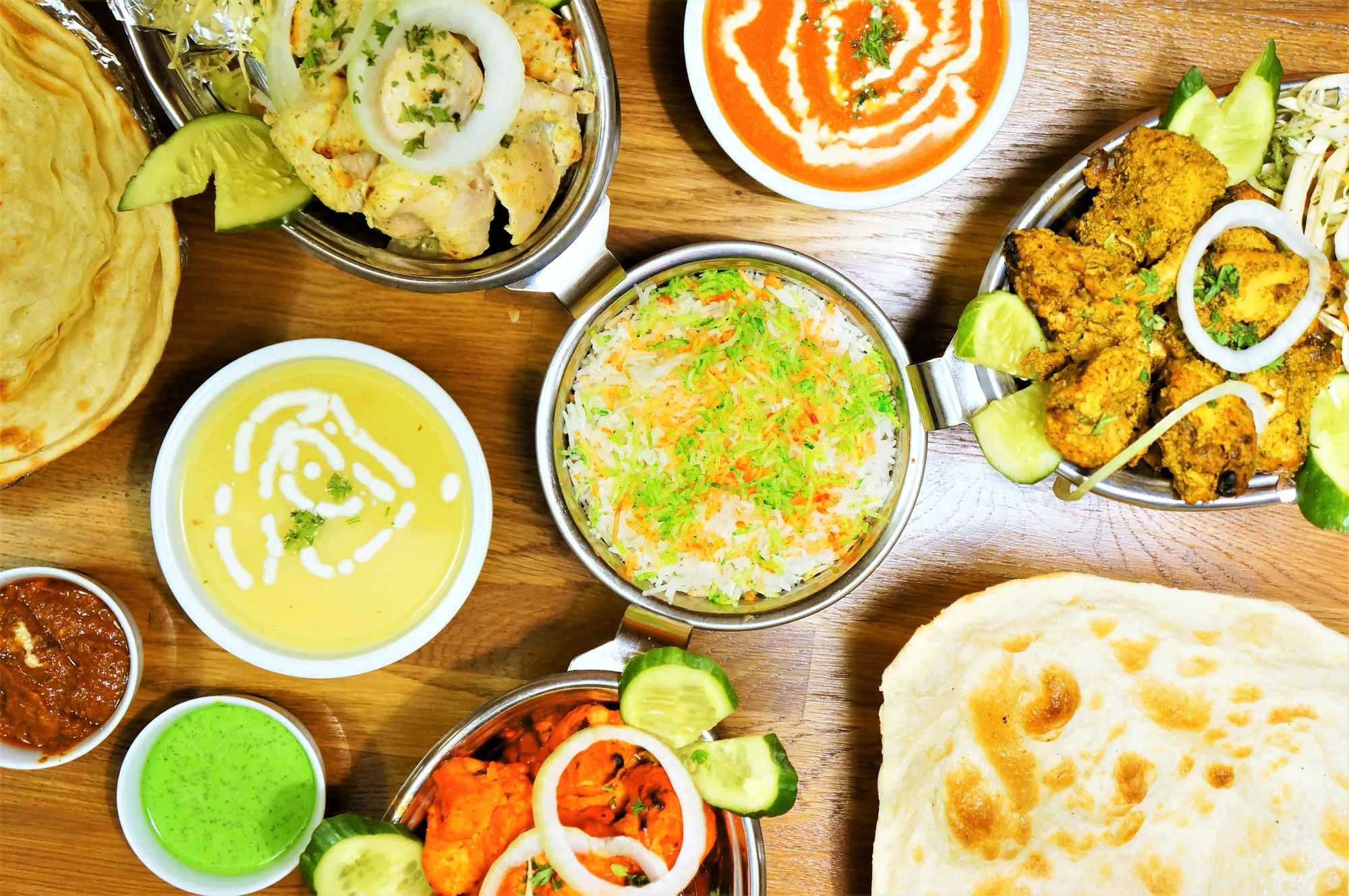 3chod. indické menu pro dva: vege nebo masové poskládané dle vaší chuti