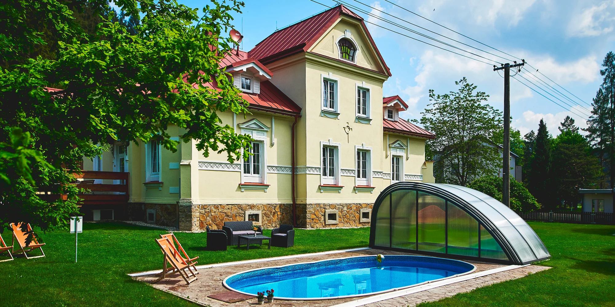 Bílá v Beskydech: výlety, dětský park i privátní sauna
