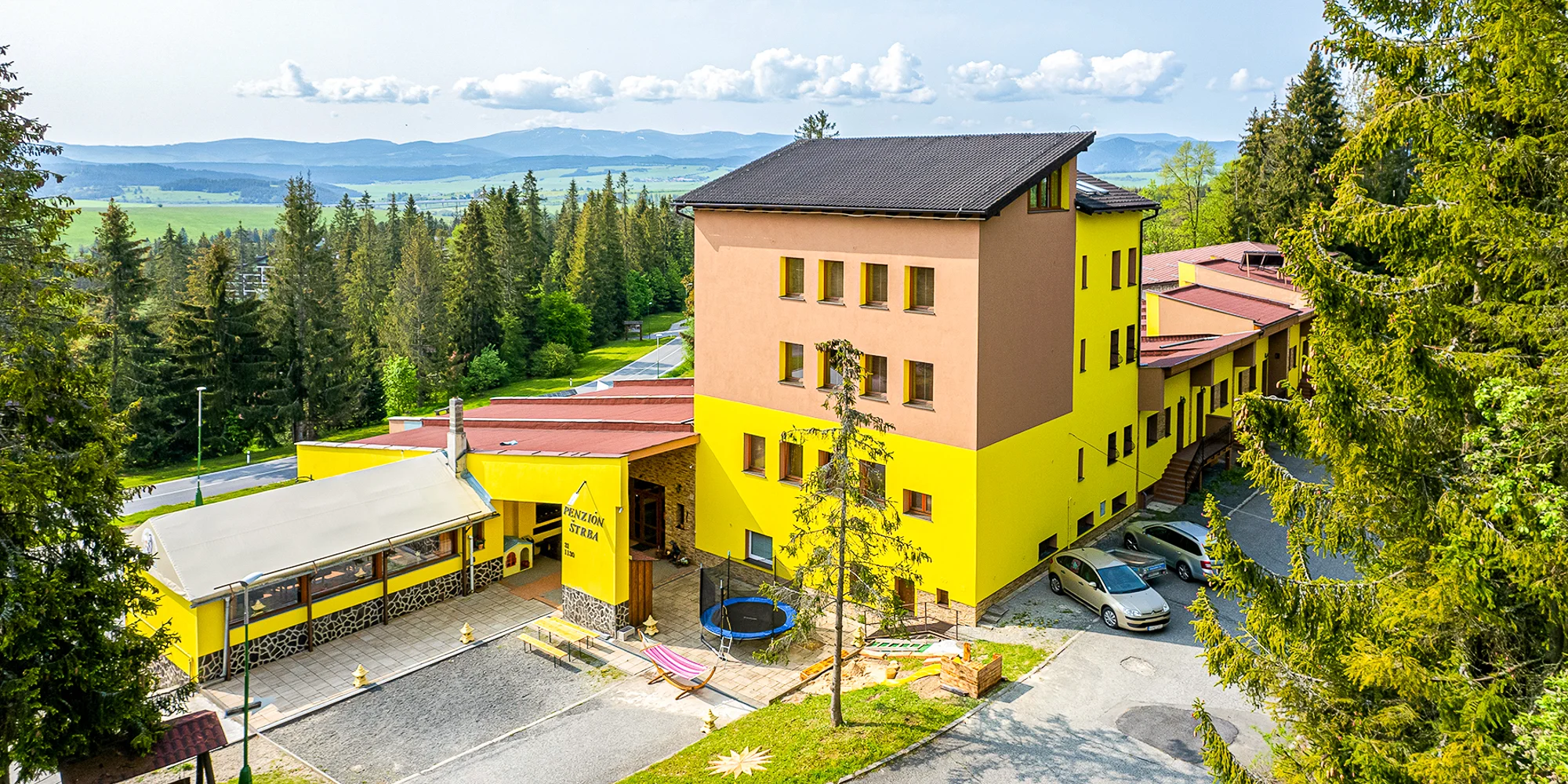 Penzion blízko Štrbského plesa: wellness i Aquacity