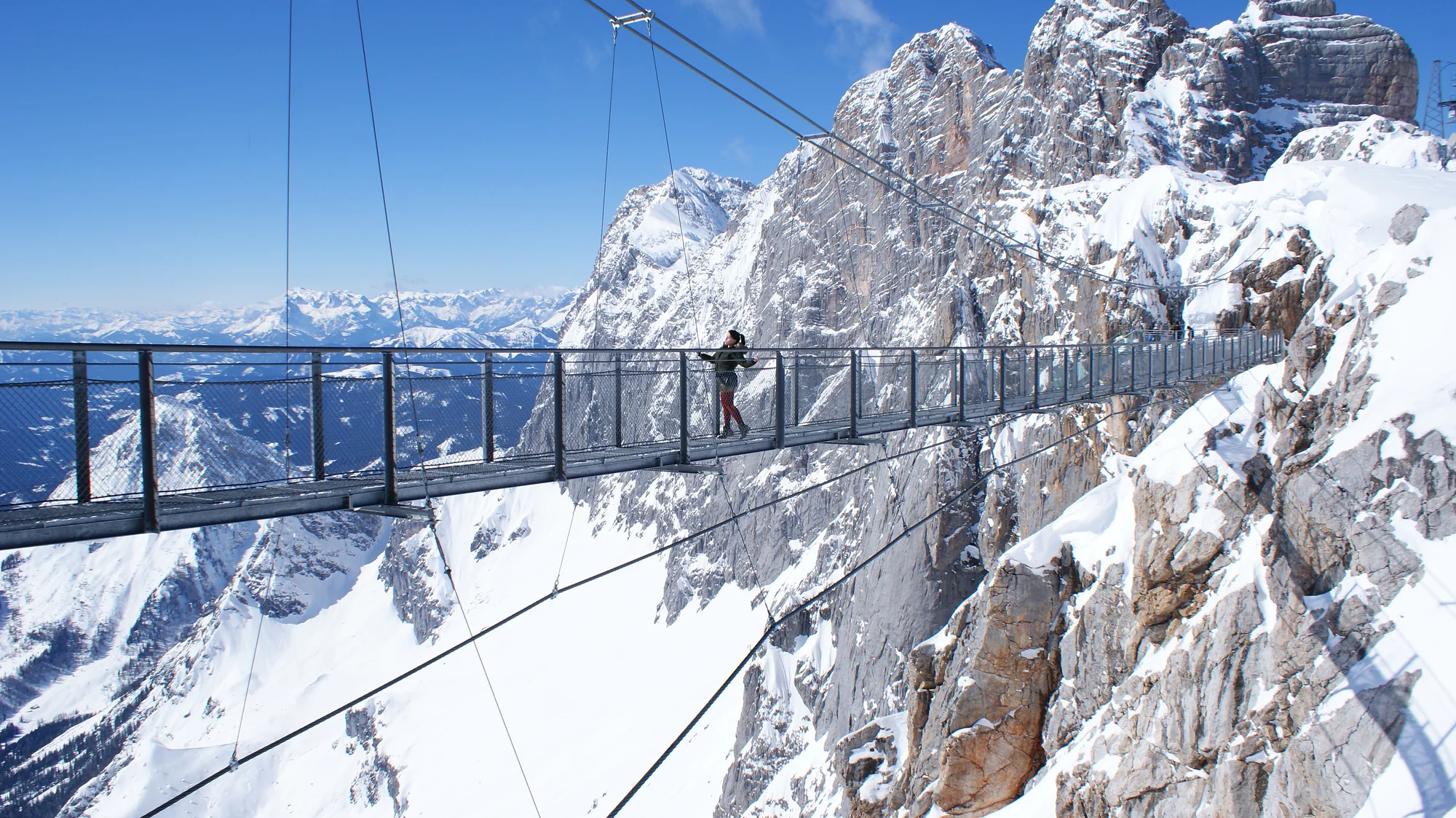 Dachstein pro odvážné: nebeská stezka, visutý most a schody do prázdna