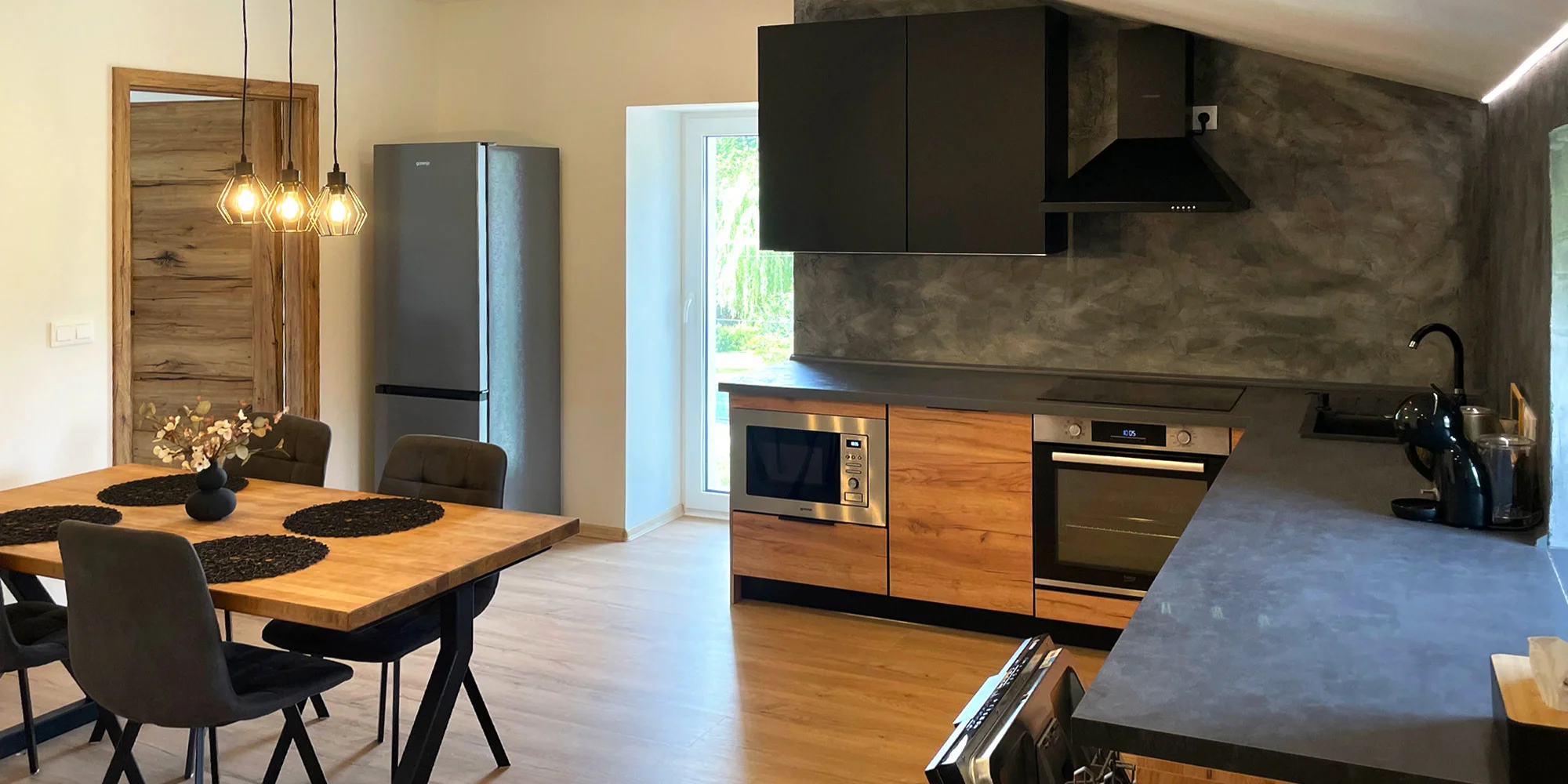 Moderní apartmán v podhůří Krkonoš s wellness