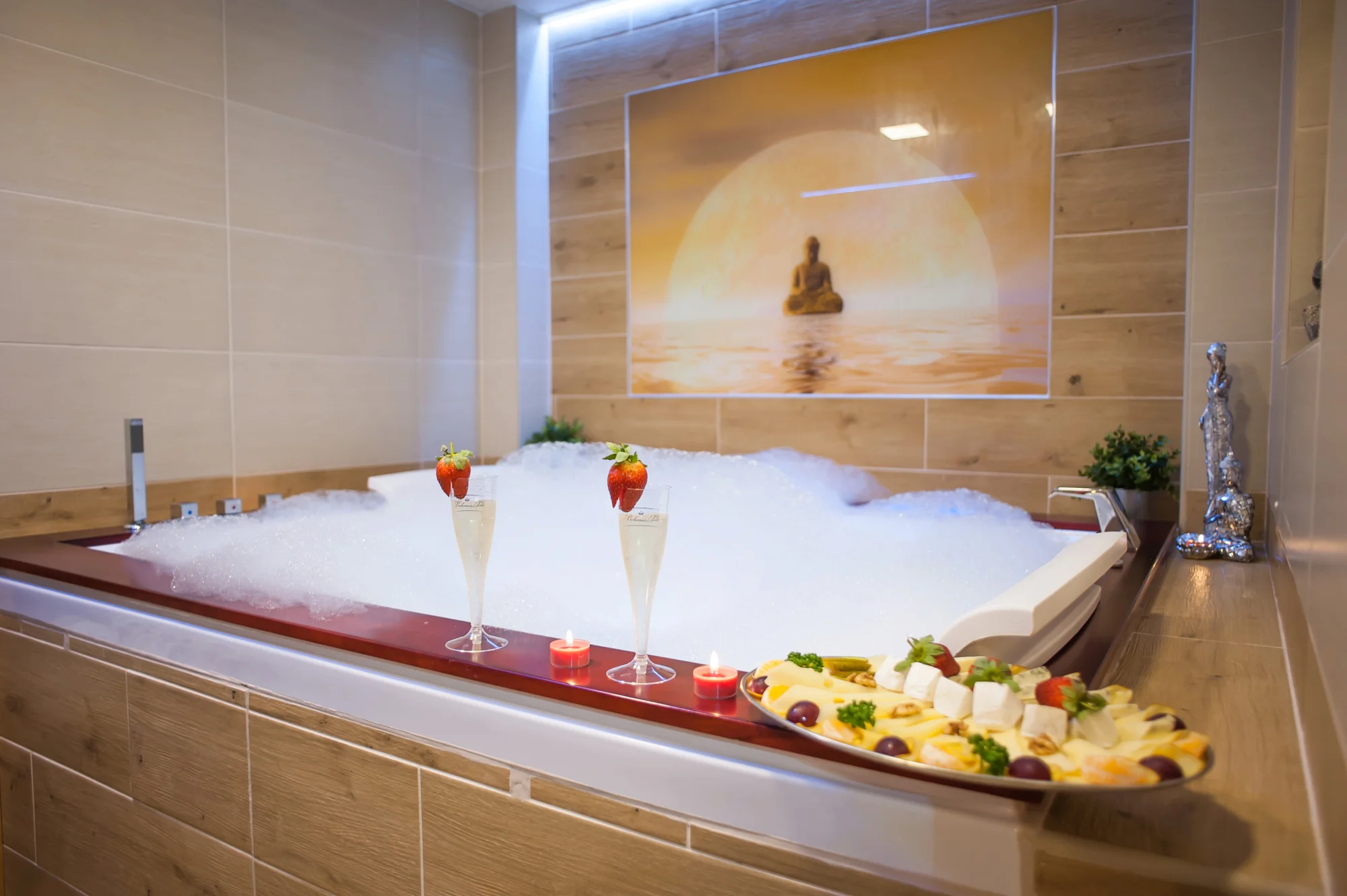 Luxusní relaxace v privátním wellness Buddha pro dva: na výběr 60 či 120 minut
