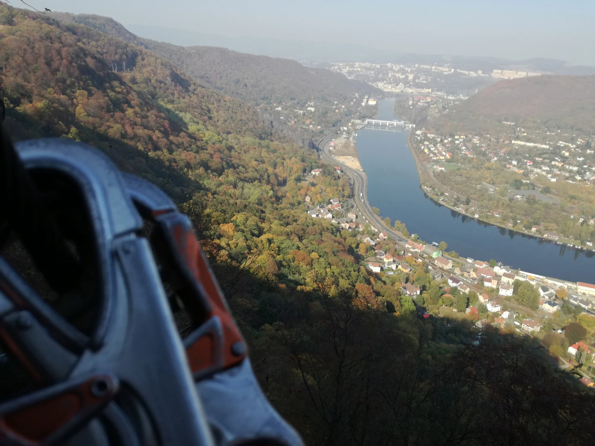 Via Ferrata: zajištěná cesta Lužická spojka - Vaňov s překvapením pro jednoho, dva i tři lezce