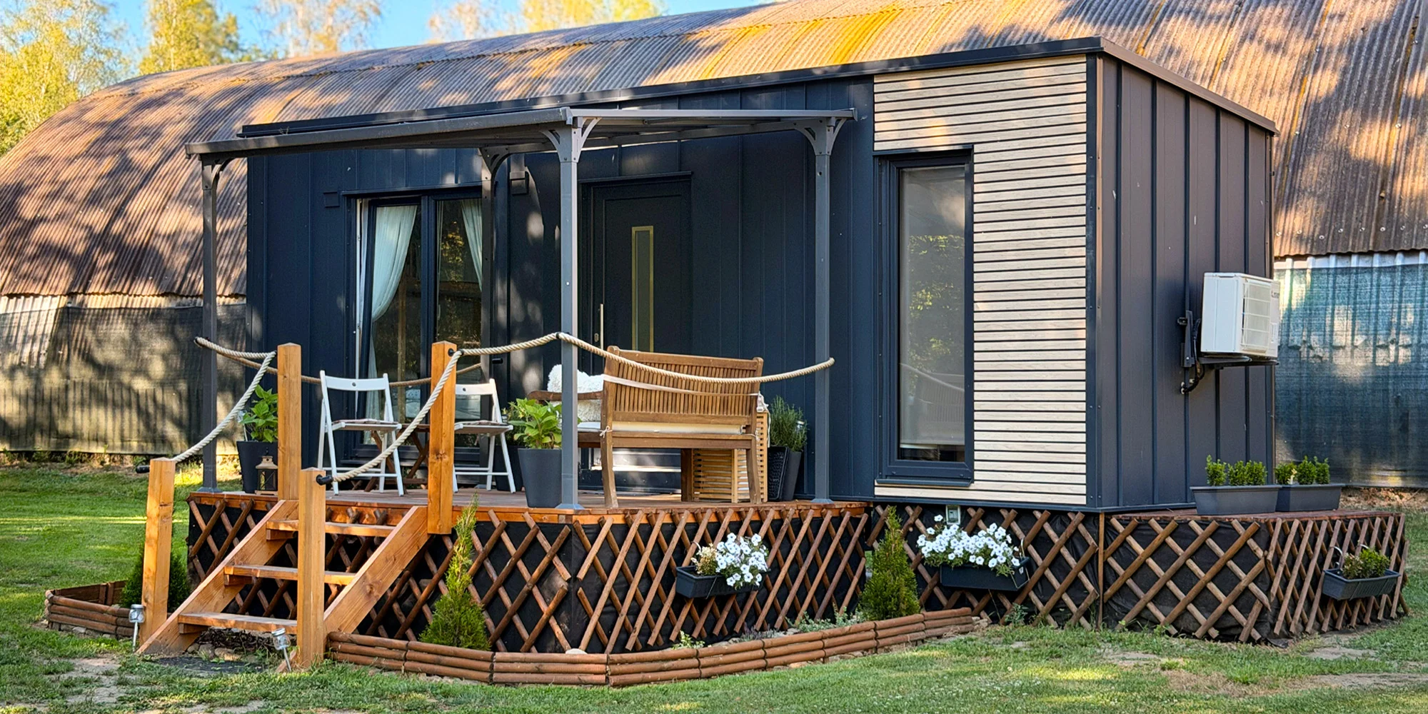 Moderní tiny house 10 km od Českého Krumlova