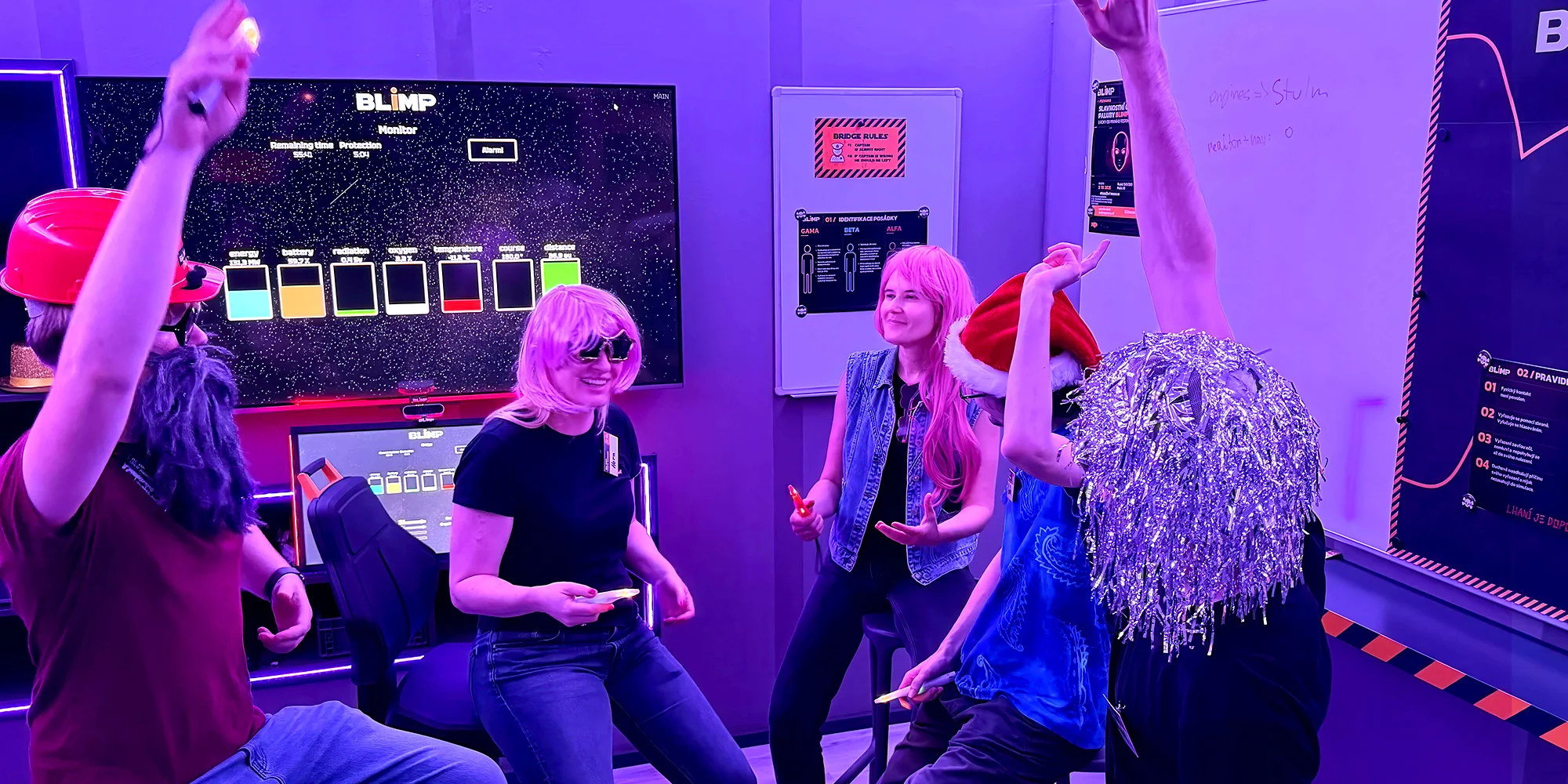 Interaktivní herní sci-fi dobrodružství až pro 10 hráčů