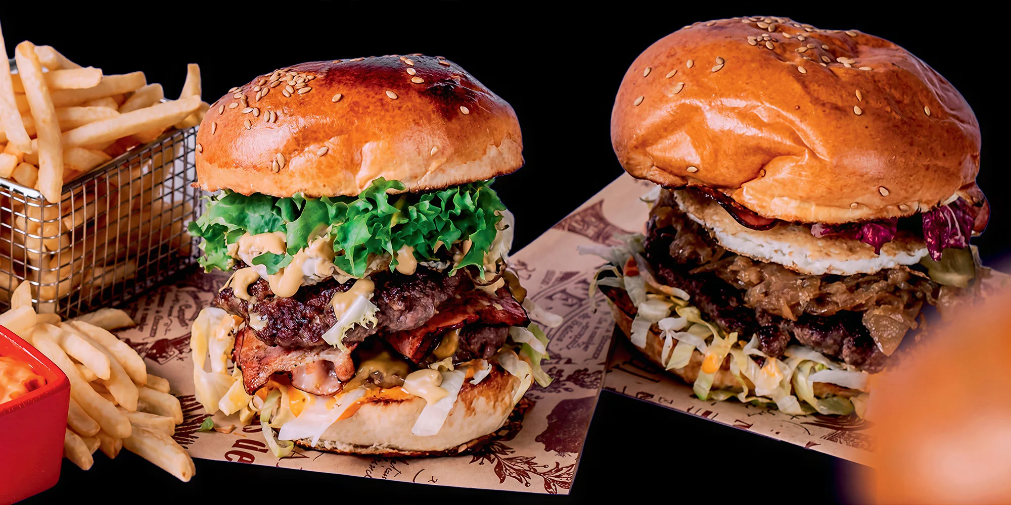 Burgery dle výběru v mohelnické hasičské restauraci