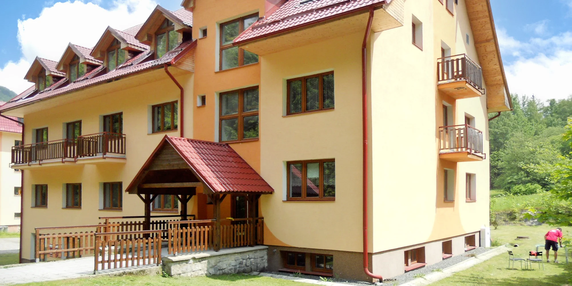 Jeseníky: apartmán v Lipové-lázních pro celou rodinu
