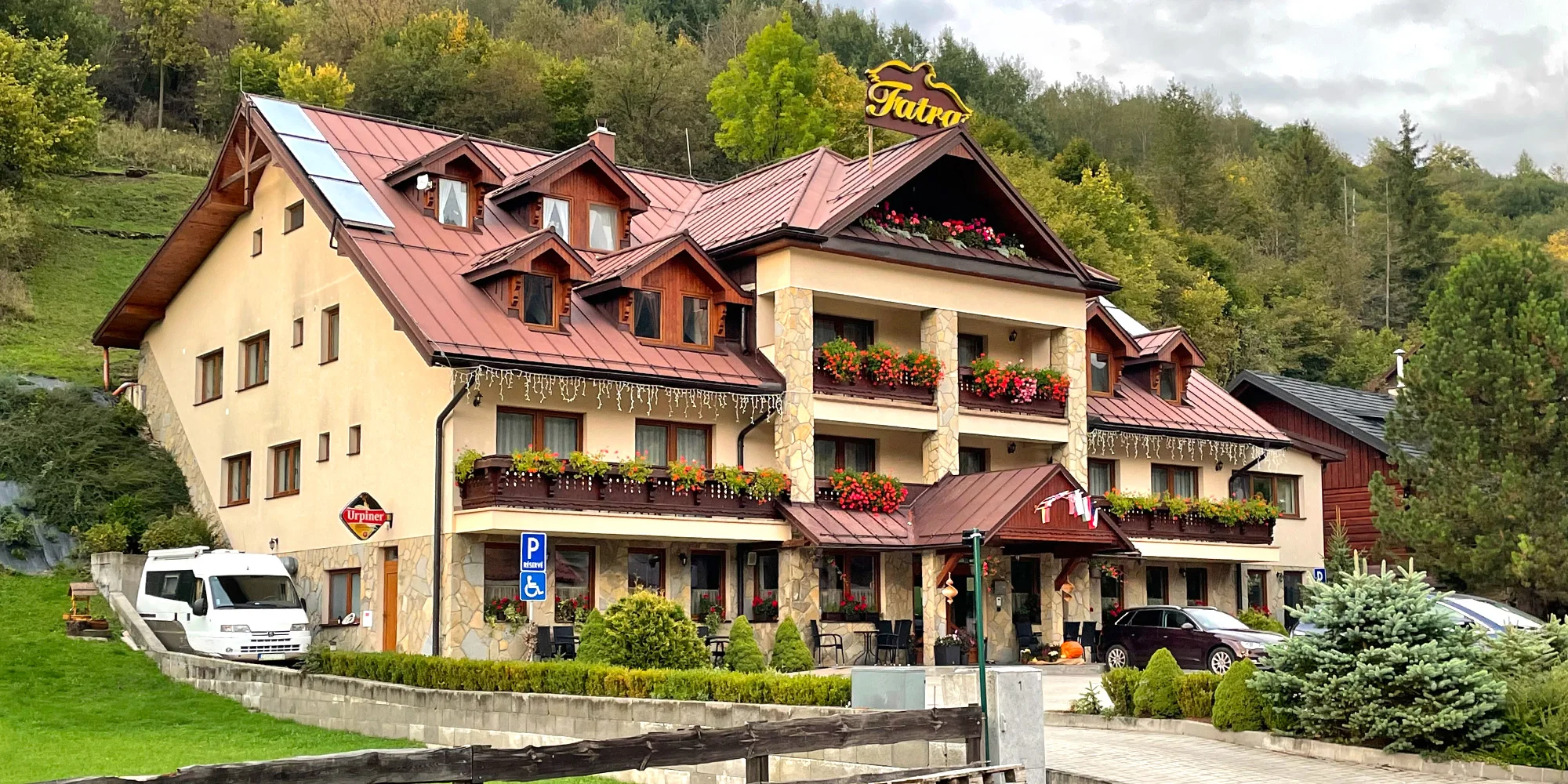 Rodinný hotel v Malé Fatře se snídaní a saunou