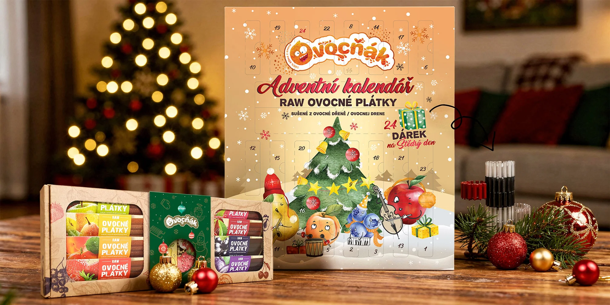 Dárkové poukazy do e-shopu Ovocňák: 1000–2000 Kč