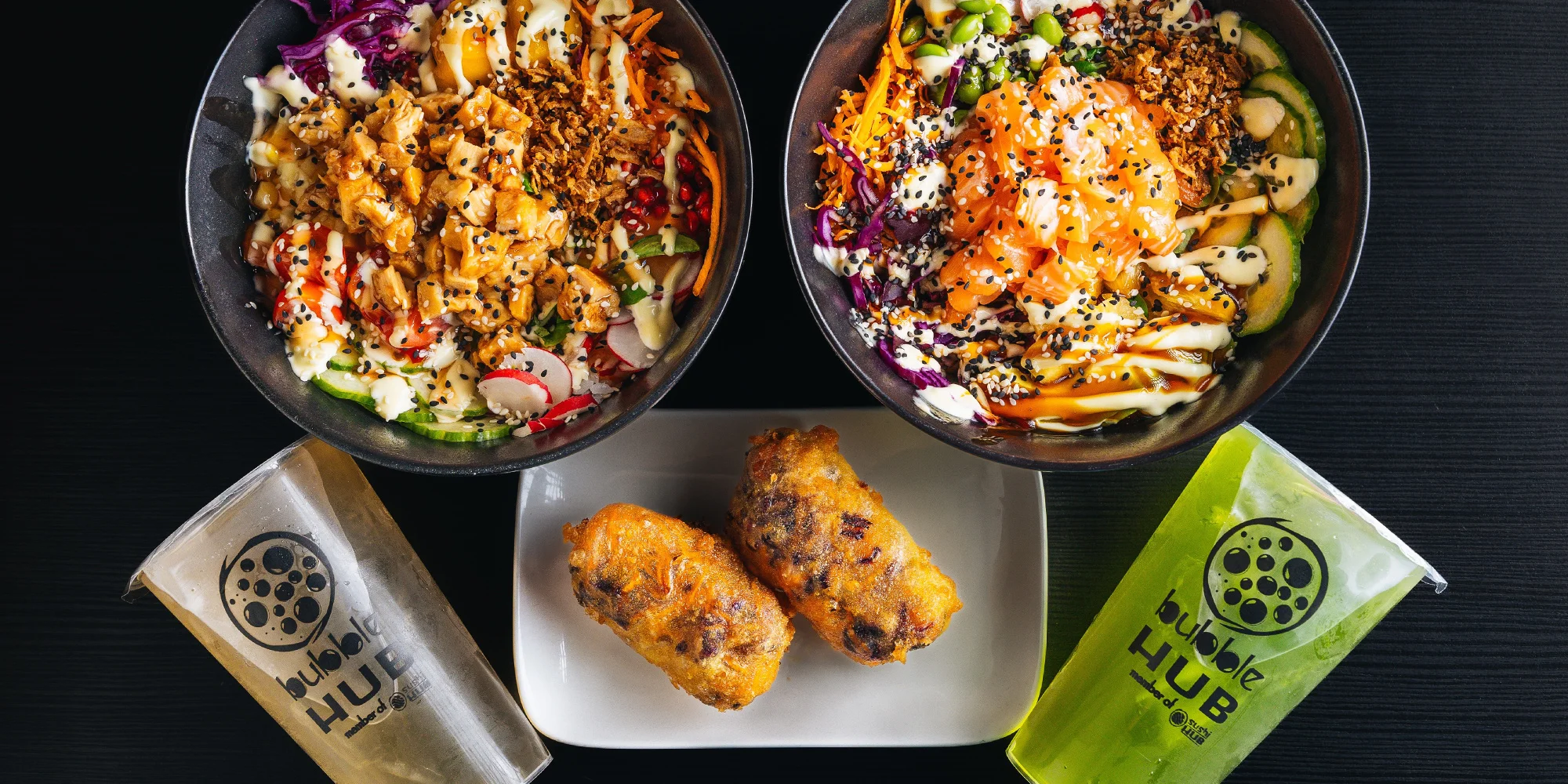 Poke bowl a bubble tea na odnos s sebou
