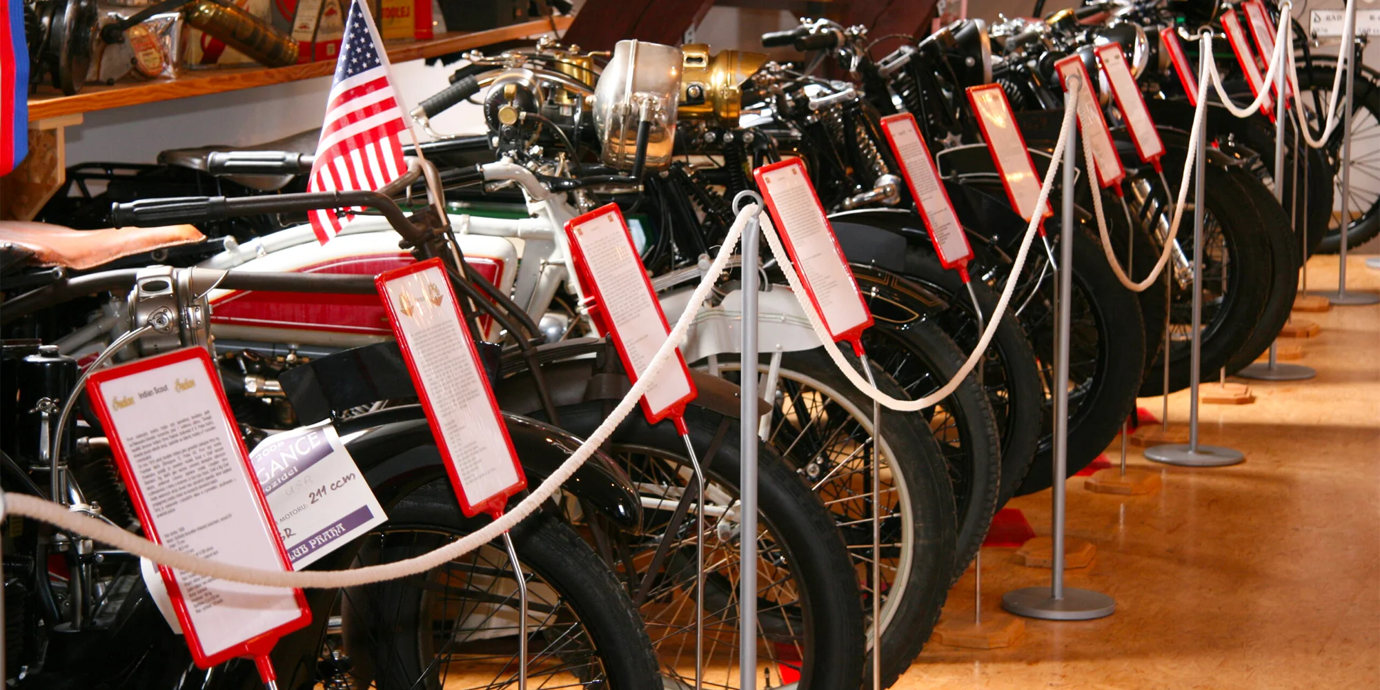 Vstup do Muzea motocyklových veteránů pro děti i dospělé