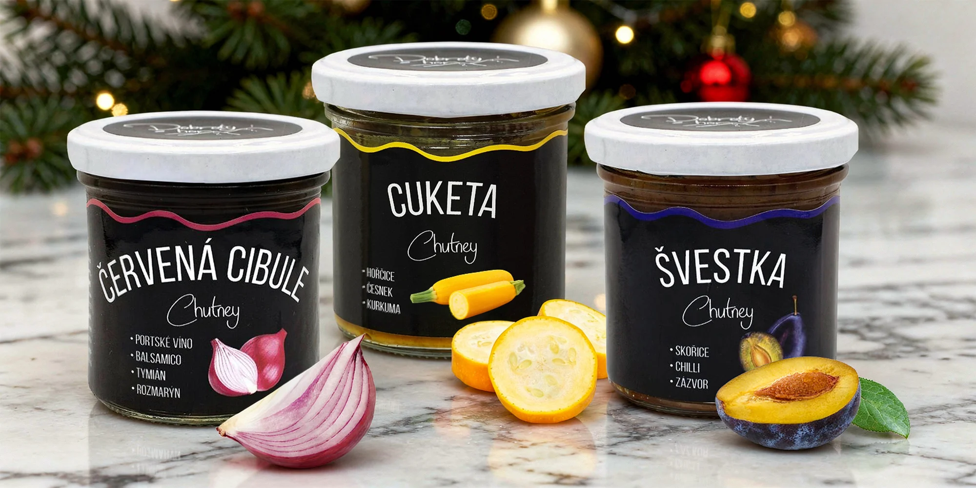 Dobroty z hor: chutney z cukety, švestek, cibule aj.