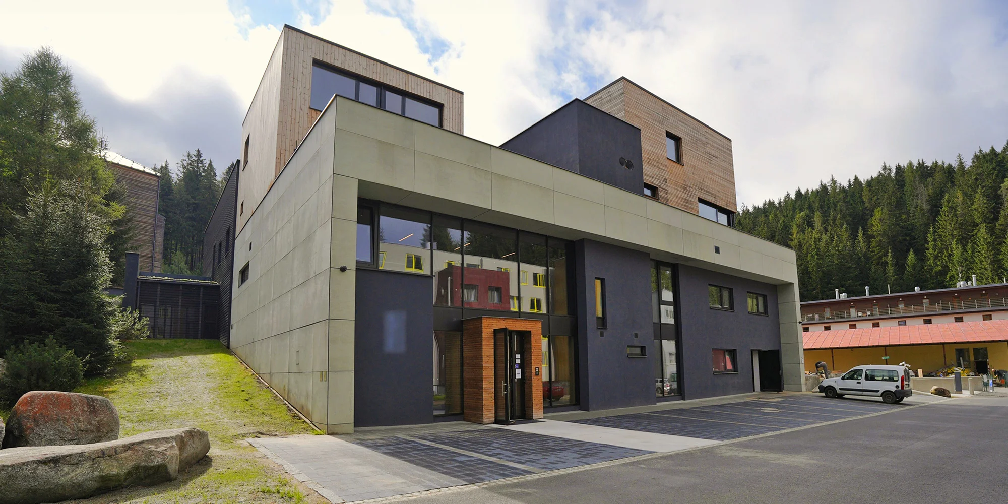 Moderní apartmán v Harrachově s wellness a fitness
