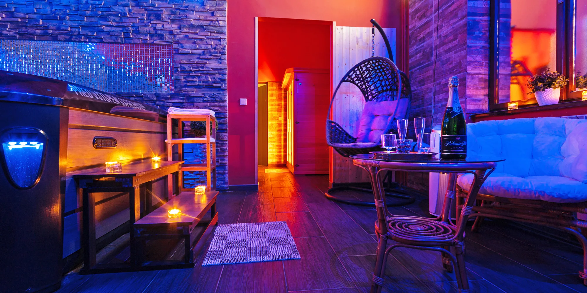2 hod. v privátním wellness s 3pokojovým apartmá