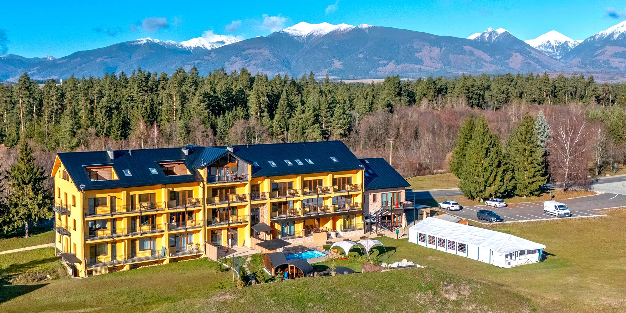 Stylové apartmány na Liptově s jídlem a wellness