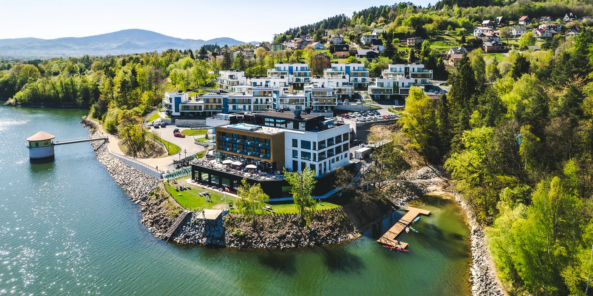Polské Beskydy: resort u jezera Żywieckie vč. wellness