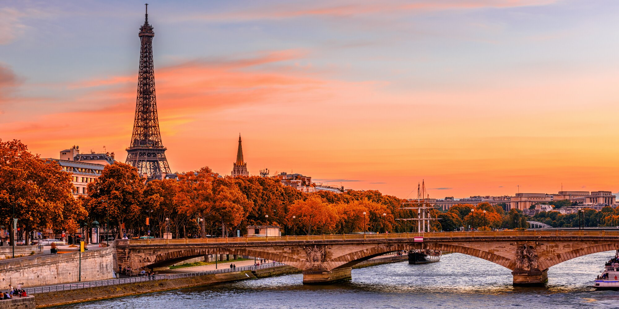 HD осень в Париже