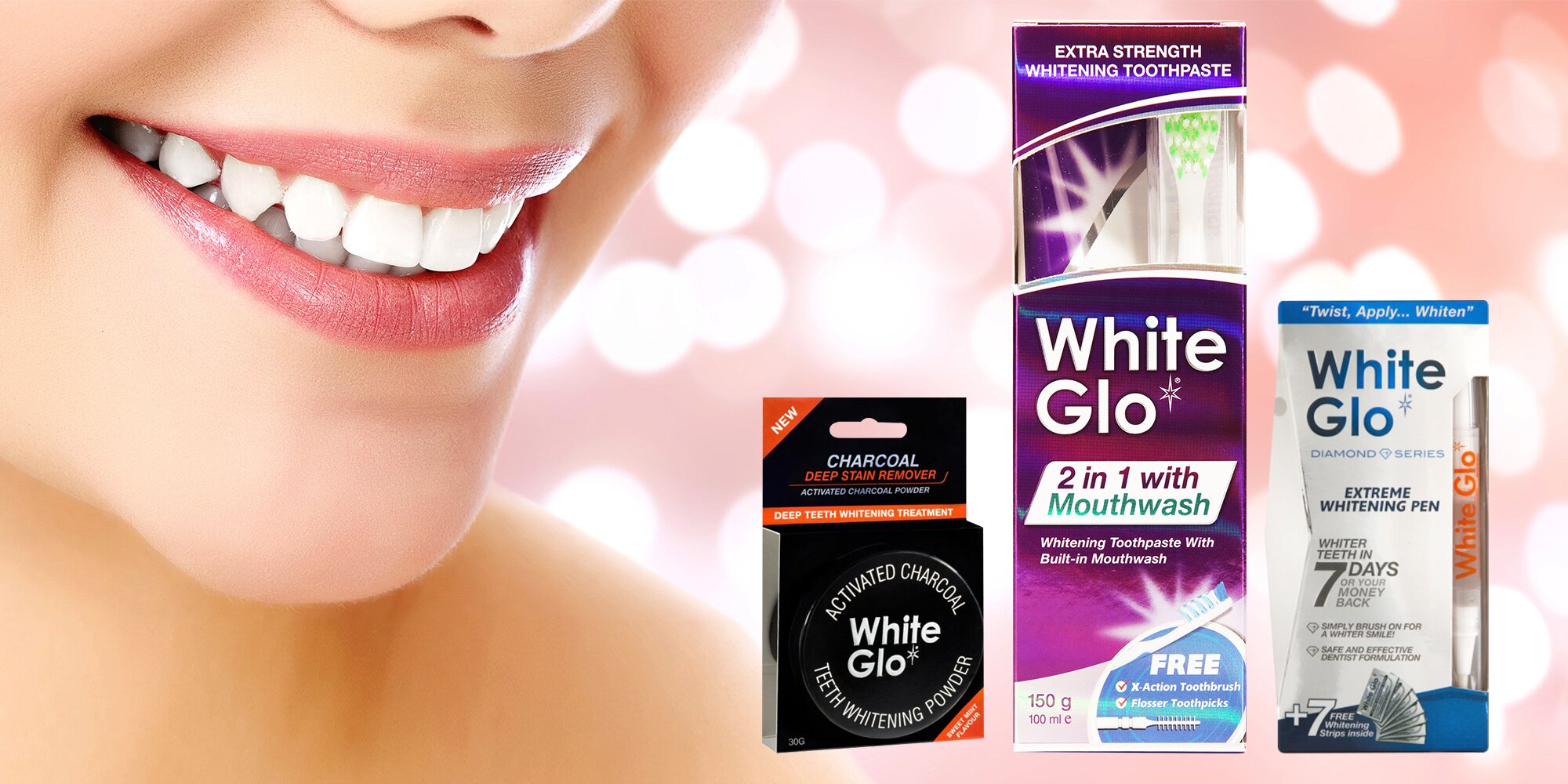 Зубная паста whiter. White Glo Extra strength Whitening. White Glo баннер. Зубная паста White Glo реклама. Картинка White Glo.