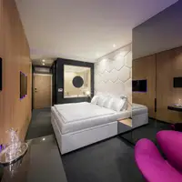 Izba typu Superior s manželskou posteľou alebo oddelenými posteľami a vírivou vaňou (20 m²)