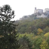 Zřícenina hradu Falkenstein nedaleko Mikulova