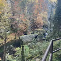 Edmundova a Divoká soutěska u Hřenska