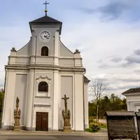 Šikmý kostel (kostel sv. Petra z Alkantary)