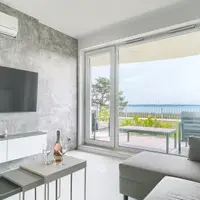 Apartmán Deluxe s 1 ložnicí a předním výhledem na jezero (50 m²)