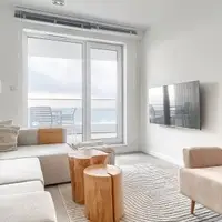 Apartmán Deluxe s 1 ložnicí a terasou s výhledem na jezero (45 m²)