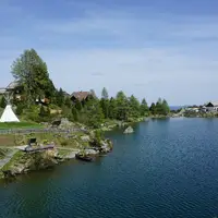 Zábavní park Heidi Alm a jezero Falkertsee