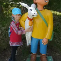 Zábavní park Heidi Alm a jezero Falkertsee