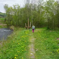 Stezka kolem vody ve Vrbně pod Pradědem