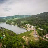 Stezka zdraví u Luhačovické přehrady