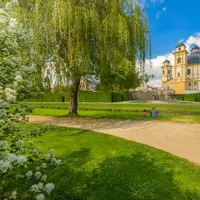 Zámek Jaroměřice nad Rokytnou s kostelem sv. Markéty