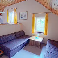 Trojlôžkový apartmán E s dvoma prístelkami (43 m²)