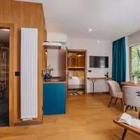 Apartmán Superior s privátní saunou (vedlejší budova) (33–38 m²)