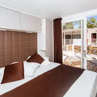 Mobilní domek Superior s terasou (34 m²)