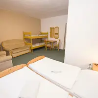 Kamenka - Štvorlôžková izba (2 lôžka + poschodová posteľ pre dvoch) s rozkladacou pohovkou a s balkónom