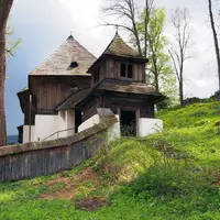 Leštiny - drevený artikulárny kostol