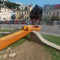 Obří dřevěná lžíce v Jablonném nad Orlicí