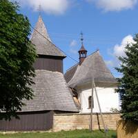 Vysočany – dřevěný kostel sv. Markéty se zvonicí