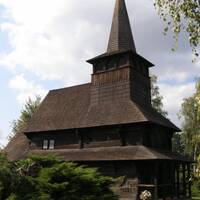 Dobříkov: dřevěný kostel Všech svatých