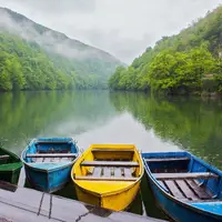 Jezero Hámori v letovisku Lillafüred