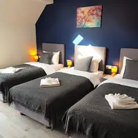 Trojlôžková izba s výhľadom do záhrady