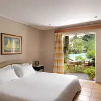 Dvoulůžkový Bungalow s výhledem do zahrady