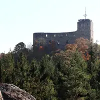 Hrad Radyně ze Skalni stezky
