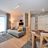 Apartmán na poschodí s výhľadom na hory